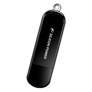  USB-флешка Silicon Power 8Gb LuxMini 322, USB 2.0, Черный (SP008GBUF2322V1K) 