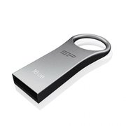  USB-флешка 16Gb Silicon Power Firma F80, USB 2.0, Серебро, металл (SP016GBUF2F80V1S) 