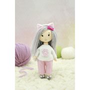  Набор для создания куклы из фетра «Девочка - котёнок» (7440338) 