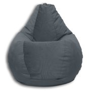  Кресло-мешок «Стандарт» , размер 110x90x90 см, ткань велюр, цвет Lovely 31 антрацит (9325809) 