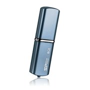  USB-флешка Silicon Power 8Gb LuxMini 720, USB 2.0, Голубой (SP008GBUF2720V1D) 
