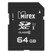  Карта памяти Mirex 13611-SD10CD64 SD 64GB SDXC Class 10 UHS-I 