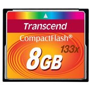  Карта памяти Transcend CF 8GB , 133X (TS8GCF133) 