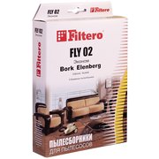  Пылесборники Filtero FLY 02 (4) Эконом, 4 шт в упак. 