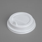  Крышка одноразовая для стакана "Белая" клапан, диаметр 80 мм (6776619) 