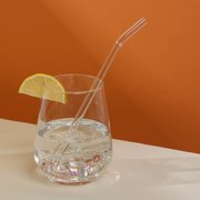  Набор стеклянных трубочек для коктейля, 6 шт, 20 см, цвет прозрачный (7333411) 