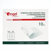  Повязки раневые Angel суперадсорбирующие, 10*9 см, 10 шт (9355193) 