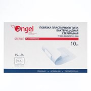  Повязки раневые Angel бактерицидные, 15*9 см, 10 шт (9355191) 