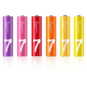  Батарейки алкалиновые Xiaomi ZMI Rainbow Zi7 типа AAA (уп. 40 шт) (AA740 Colors) разноцветные 