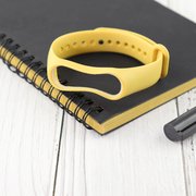  Силиконовый ремешок Xiaomi для Mi Band 4/3 горчичный 