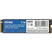  SSD Mirex (13640-1TB3QM2NVM) 1TB M.2 2280, PCI-E 3x4, R/W - 3200/3000 MB/s QLC 