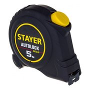  Рулетка STAYER Master Autolock корпус с резиновым напылением, автостоп, 5мх19мм (2-34126-05-19_z01/2-34126-05-19_z02) 