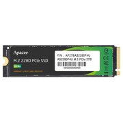  SSD Apacer AS2280P4U (AP2TBAS2280P4U-1) 2TB M.2 2280 PCIe Gen3x4, R3500/W3000 Mb/s, 3D NAND, MTBF 1.8M, NVMe, 1300TBW, Retail 