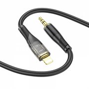  Дата-кабель HOCO UPA25 Transparent Discovery Edition Digital audio conversion cable iP (чёрный) 
