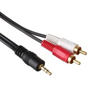  Аудио-кабель ExeGate EX-CCA-458-2.0 (3.5mm Jack M/2xRCA M, 2м, позолоченные контакты) 