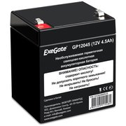  Аккумуляторная батарея ExeGate GP12045 (12V 4.5Ah, клеммы F1) 282960 