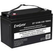  Аккумуляторная батарея ExeGate DT 12100 (12V 100Ah, под болт М6) 282985 