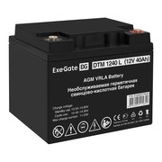  Аккумуляторная батарея ExeGate DTM 1240 L (12V 40Ah, под болт М6) 282977 
