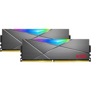  ОЗУ ADATA XPG SPECTRIX D50 RGB Grey Gaming Memory AX4U413316G19J-DT50 32GB DDR4 4133 DIMM Non-ECC, CL19, 1.4V, Heat Shield, Kit (2x16GB), RT 