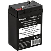  Аккумуляторная батарея ExeGate DT 606 (6V 6Ah, клеммы F1) 282950 