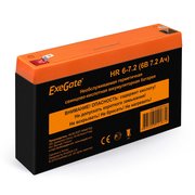  Аккумуляторная батарея ExeGate HR 6-7.2 (6V 7.2Ah, клеммы F1) 285651 