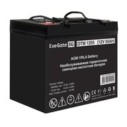  Аккумуляторная батарея ExeGate DTM 1255 (12V 55Ah, под болт М6) 285667 