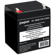  Аккумуляторная батарея ExeGate DT 12045 (12V 4.5Ah, клеммы F1) 252439 