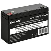  Аккумуляторная батарея ExeGate GP6120 (6V 12Ah, клеммы F1) 282954 