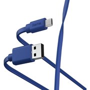  Дата-кабель Hama 00187226 microUSB USB A1м синий 