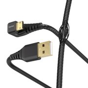  Дата-кабель Hama 00187220 microUSB угловой USB 2.0 1.5м черный 