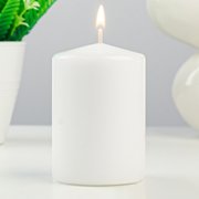  Свеча - цилиндр ароматическая "Французская ваниль", 5,6х8 см (4723648) 