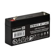  Аккумуляторная батарея ExeGate DTM 6012 (6V 1.2Ah, клеммы F1) 282945 