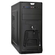  Корпус ExeGate CP-603UB Black EX283214RUS ATX, без БП, 2xUSB+2xUSB3.0, Audio, замок блокировки кнопки питания 