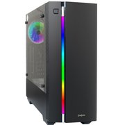  Корпус ExeGate EVO-9201 Black-RGB EX283741RUS, ATX, без БП, с окном, 2xUSB+1xUSB3.0, HD Audio 