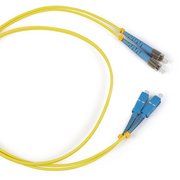  Патч-корд Hyperline FC-D2-9-FC/­UR-FC/­UR-H-1M-LSZH-YL SM 9/­125 (OS2), FC/­UPC-FC/­UPC, 2.0 мм, duplex, LSZH, 1 м 