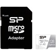  Карта памяти Silicon Power SP128GBSTXDA2V20SP microSD 128GB Superior Pro A2 microSDXC Class 10 UHS-I U3 Colorful 100/80 Mb/s (SD адаптер) 