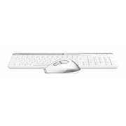  Комплект клавиатура и мышь A4Tech Fstyler FB2535C белый/серый USB 