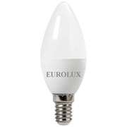  Лампа Eurolux LL-E-C37-6W-230-2,7K-E14 