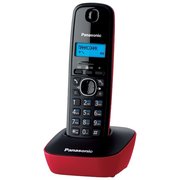  Радиотелефон Dect Panasonic KX-TG1611RUR красный/черный 