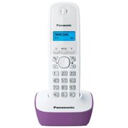 Радиотелефон Dect Panasonic KX-TG1611RUF фиолетовый/белый 