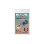  USB-флешка Exployd EX 64GB 590 Blue 