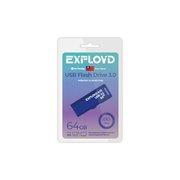  USB-флешка Exployd EX 64GB 610 Blue 