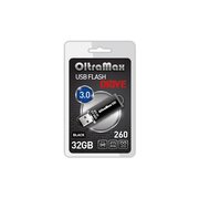  USB-флешка Oltramax OM 32GB 260 Black 3.0 черный 