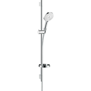  Ручной душ Hansgrohe 26631400 raindance select S120 Стойка 90см с душем и мыльницей хром/бел 
