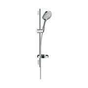  Ручной душ Hansgrohe 26630400 raindance select Стойка 71.8см с душем и шлангом 160см и мыльницей хром/белый 