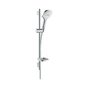  Ручной душ Hansgrohe 26620000 raindance Стойка 65см с душем SelectE120,шлангом и мыльницей хром 