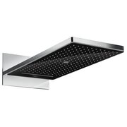  Верхний душ Hansgrohe 24001600 rainmaker select 580 3jet настенный черн/хром 
