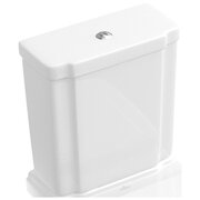  Бачок Villeroy & Boch Hommage 772111R1 с механизмом слива хром сзади/сбоку белый Альпин 