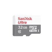  Карта памяти microSDHC SanDisk Class 10 Ultra UHS-I (SDSQUNR-032G-GN3MA) 32Gb 100MB/s +SD адаптер 