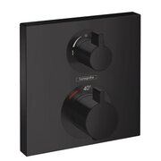  Термостат Hansgrohe 15714670 ecostat square на 2 выхода матовый черный 